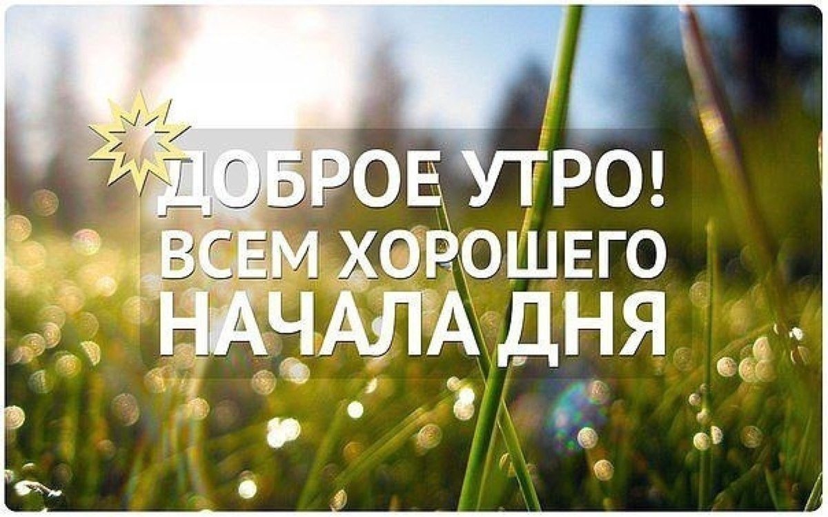 Доброе Утро, Друзья! Отличного Настроения!