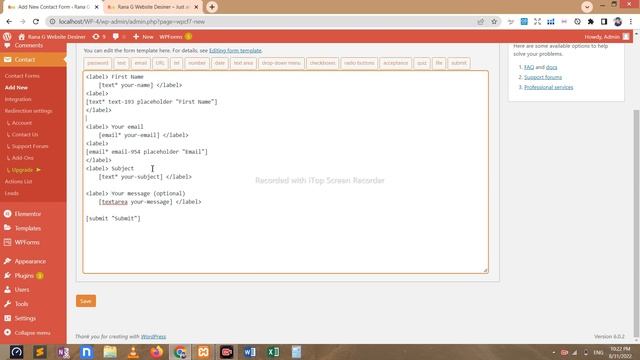 How to Add Contact Form 7 in Wordpress Website No.29. смотреть онлайн