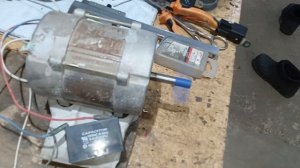 Проверка электродвигателя от дизельной тепловой пушки