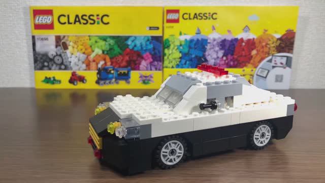 Сборка Лего Классик 10696 и 11717 полицейская машина