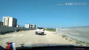 Витязево,проезд на дикий пляж. (Витязевская коса)