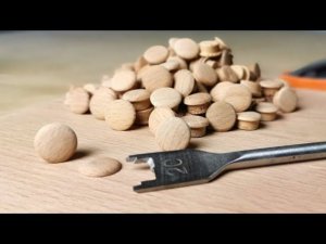 Сверло для изготовления деревянных заглушек. Декоративная заглушка из дерева своими руками.