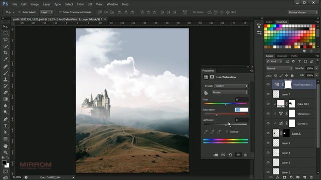 Photoshop Manipulation Tutorial - The Castle смотреть онлайн