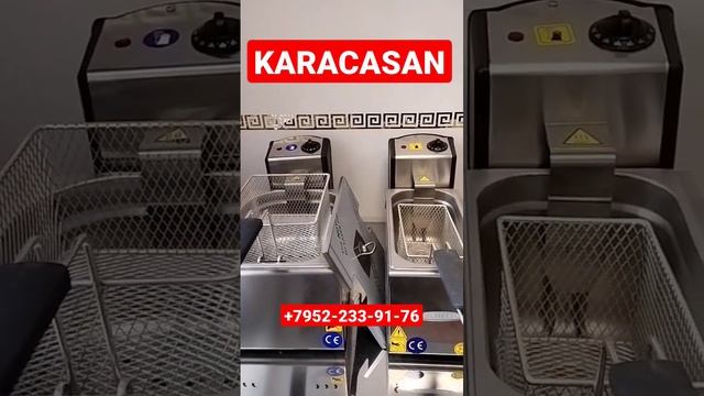 Фритюр KARACASAN , готовим во фритюре картошку фри нагетсы крылья чебуреки #шаурма #фритюр