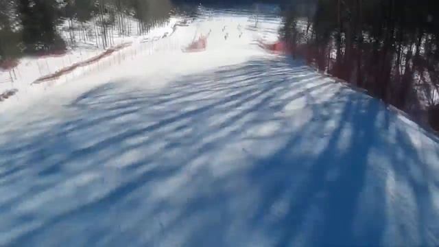 Горнолыжные трассы Архыза 1B (красная), 2B (синяя) и 6B2 (синяя) смотреть онлайн