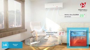 Обзор кондиционера Royal Clima серии GLORIA UPGRADE не инвертор RC-GL22HN и мощнее