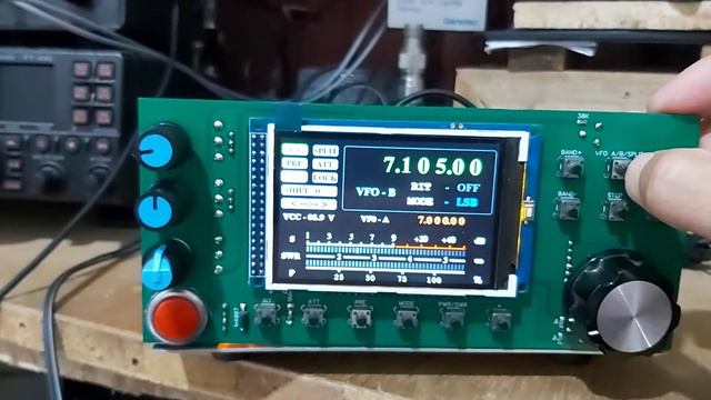 DDS si5351 with Arduino Mega 2560, 6 band HF SSB Transceiver at 40m band смотреть онлайн