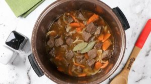Томлёная говядина в мультиварке