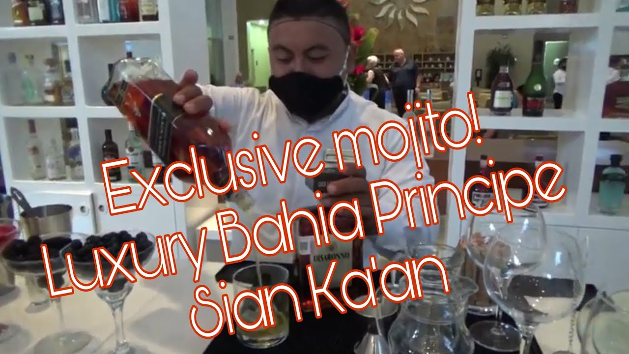 Эксклюзивный мохито! Exclusive special mojito! Luxury Bahia Principe Sian Ka'an.