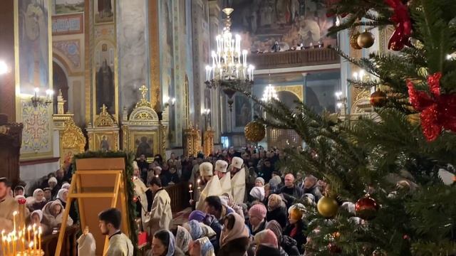 Всенощное Бдение в канун Рождества Христова смотреть онлайн