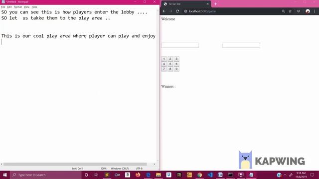ECM2001: Tic Tac Toe Using Web Sockets - DCN смотреть онлайн