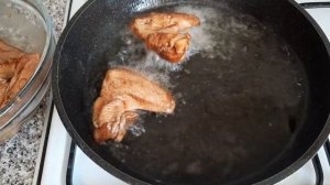 Готовим куриные крылышки на сковороде.Tovuq qanotlaridan taom. Товук канотларидан Тез ва осон таом.