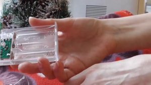 Распаковка праздничной гирлянды на батарейках с aliexpress