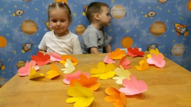 Поделка. Объемная открытка "Весна пришла" от Саши и Тёмы. смотреть онлайн