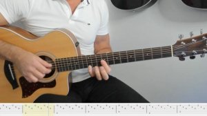 Spanish Romance - Romanza - Tabs Tutorial - Fingerstyle Guitar