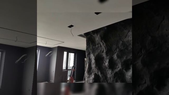 Черные стены в интерьере | Фото Видео