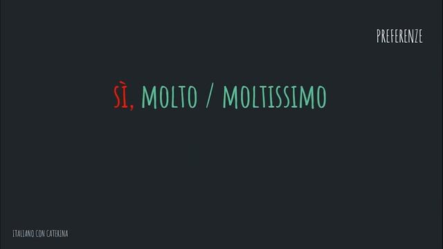 Предпочтения. Italiano con Caterina #44 смотреть онлайн