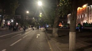 Прогулка по ночной улице Красная, Краснодар