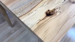 Купить дизайнерский обеденный стол из массива дерева