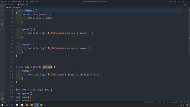 Javascript Class Inheritance Tutorial  - Part 10