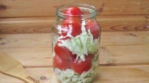 Помидоры с капустой без стерилизации