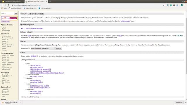 Java Web Programming: Introduction and Installation of Apache tomcat 8.5 смотреть онлайн