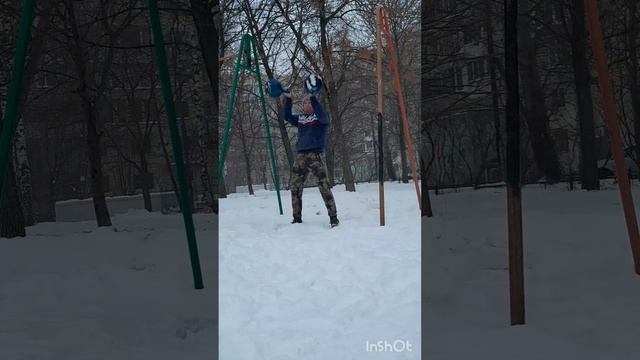С Первым Днём Зимы !!! ??? Убойный гиревой комплекс в мороз и снег !!! ???