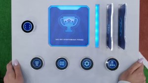 Тумба с сенсорными кнопками управления интерактивной презентацией