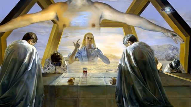 Сальвадор Дали - "Тайная вечеря" - Ожившая картина / 3D анимация смотреть онлайн