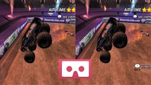 Monster Jam B 3D VR video 1 3D SBS VR box google cardboard