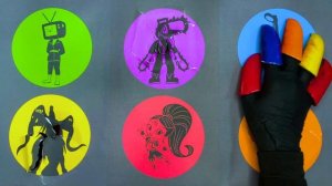 Skibidi Toilet and Siren Head : Siren Head, Light Head, Chainsaw Man, Tv Women, Cameraman, Shimer