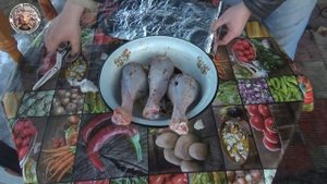 Голень индейки приготовленные в тандыре, просто,легко, без усилий.