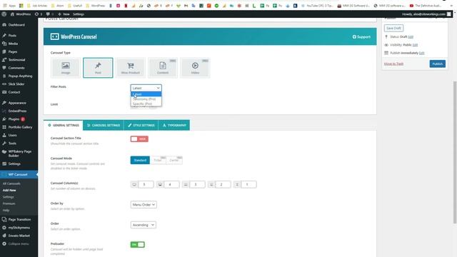 Wordpress Carousel - How To Create Image Slider In Wordpress with Text смотреть онлайн