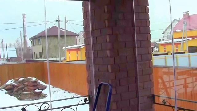 Безрамное остекление в поселке Марьино Московской области