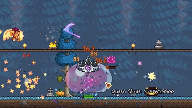 QUEEN SLIME, czyli hallowowy boss w Terraria 1.4 - JAK PRZYWOŁAĆ? смотреть онлайн