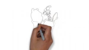 как нарисовать винипуха, how to draw Winnie the Pooh