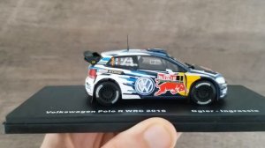 Volkswagen Polo R 2016 Sebastien Ogier - Fascículo 8 WRC Collection Salvat Argentina