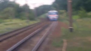 ЭР2-344 отправляется со ст. Зеленый гай