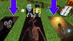 ДЕВУШКА ПРО И НУБ ПРОТИВ ЯМЫ СИРЕНОГОЛОВЫЙ SIREN HEAD ЛАМПОГОЛОВЫЙ МУЛЬТЯШНЫЙ КОТ В МАЙНКРАФТ БИТВА