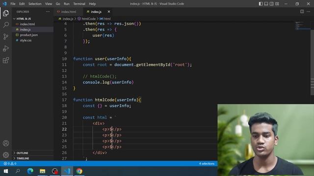 43. Rest API in JavaScript | JSONPlaceholder | JavaScript Bangla Tutorial | Code with delowar