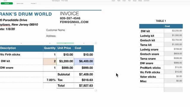How to: Create a Database in Apple Numbers using the Lookup Function смотреть онлайн