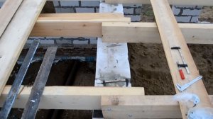 перекрытие первого этажа балками, дом из сибита, Видеодневник