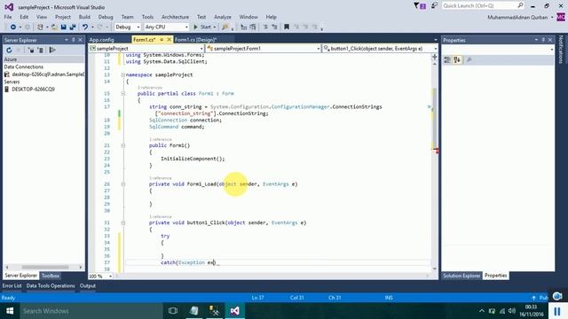 How to Insert Data in Database and Display it in GridView смотреть онлайн