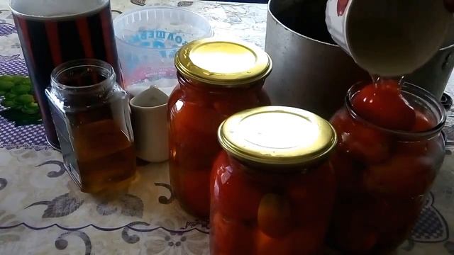 Консервированные помидоры с медом Маринованные помидоры Как закрыть помидоры на зиму смотреть онлайн