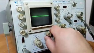 АСМР Проверка осциллографа С1-55 =))