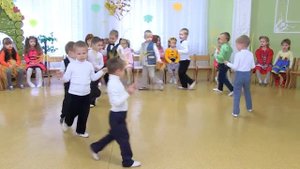 Танец с колосками на празднике Осени в детском саду