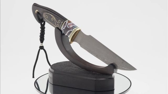 Нож Тигр, клинок из тигельного булата смотреть онлайн