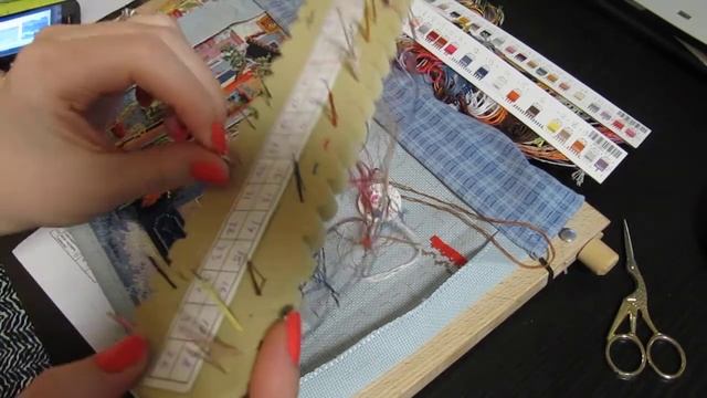 46. Вышивка крестом. Как я вышиваю Dimensions. Организация процесса.