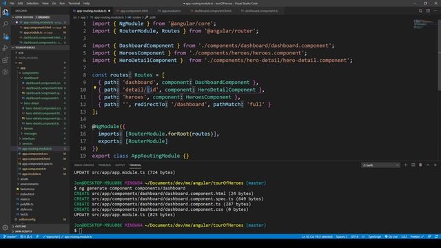 Angular Tutorial for Beginners: Routing - Navigation Routes смотреть онлайн