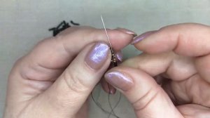 Жгут Цветочная Ленточка из бисера и стекляруса